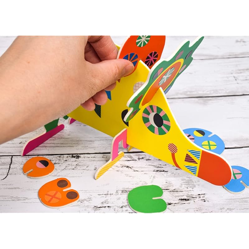 [ DJECO Jeko threading 3D animals ] paper craft Crafts three-dimensional 3 years old animal educational toys present (DJ08983)