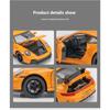 1/32 Porsche 911 GT3 RS Металлическая литая модель гоночного автомобиля Коллекция Хобби Декоративные Миниатюрные Украшения Звук Свет Игрушка Подарок для Друзей