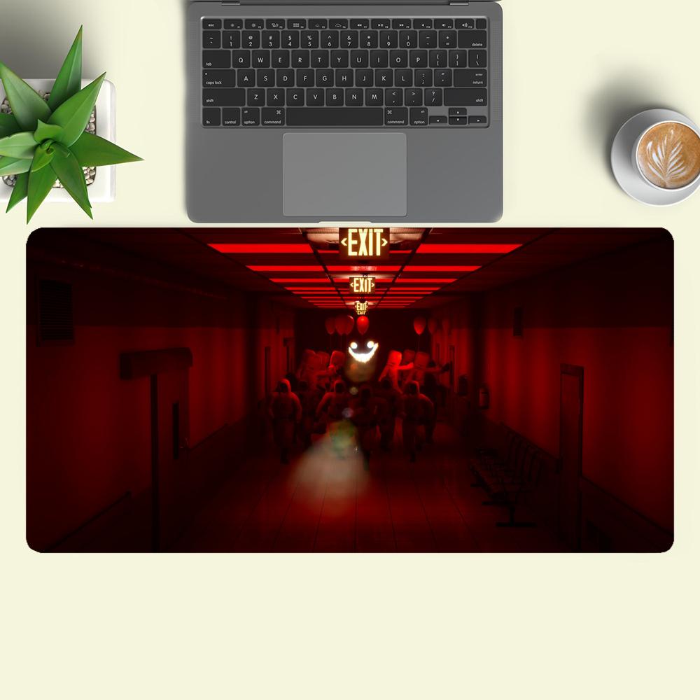 Коврик для мыши Escape The Backrooms Большой Расширенный Игровой Коврик для Мыши Нескользящая Основа Для Настольной Игры И Офиса