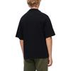 LOEWE Polo Shirts Men's Black Polo Collar Moderate Straight Fit H526Y23X43-1100