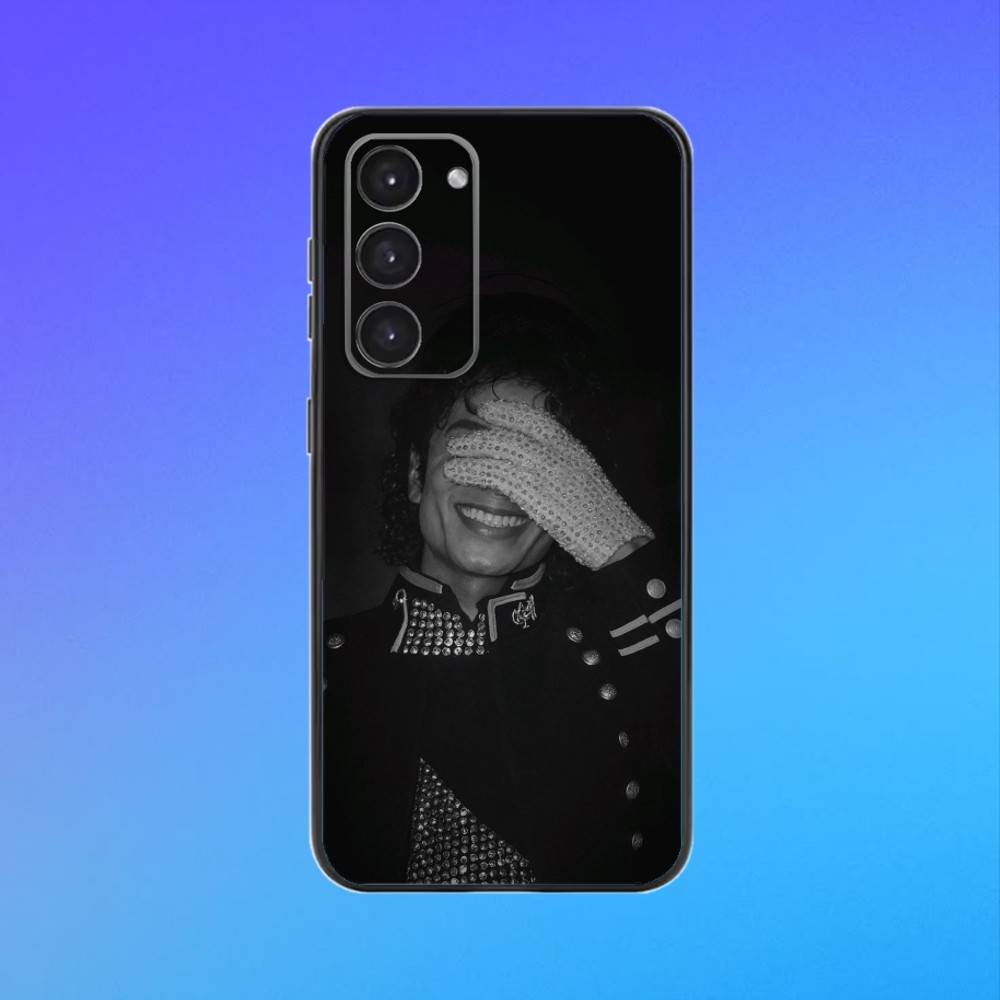 Чехол для телефона M-Michael J-Jackson для Samsung A73,A72,A71,A70,A53,A52,A51 Черный Мягкий чехол