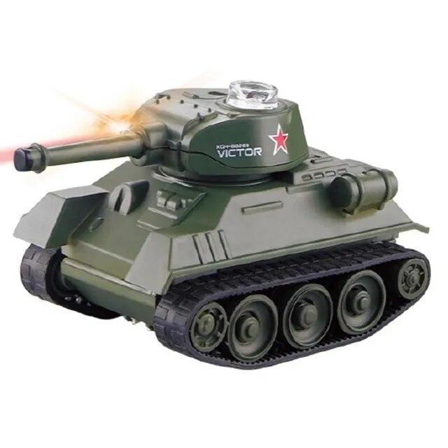 Мини-игрушка на радиоуправлении для мальчиков, танк с дистанционным управлением, радиоуправляемая машина, маленькие электронные игрушки, имитирующая модель танка, подарок для детей