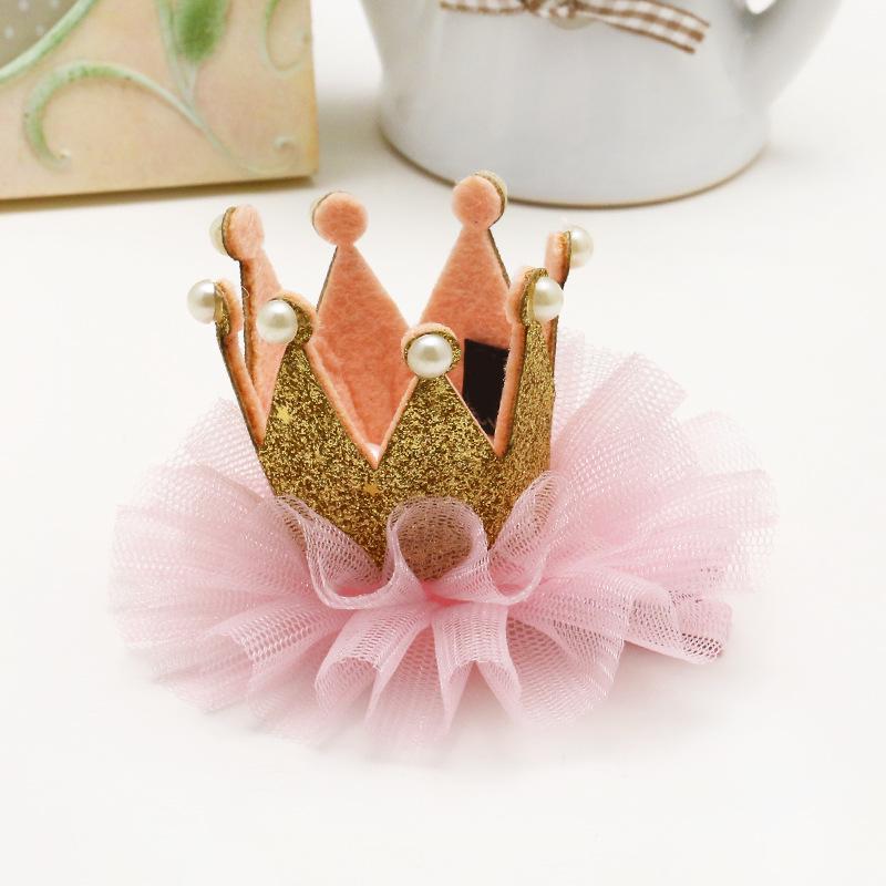 Headdress Side Clip Hairpin Little Girl's Children's Hair Accessories Princess Crown