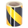 Reflective Warning Marking Yellow Black Waterproof Strong Adhesion Tape for Vehicles Trailers Boats Signs