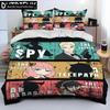 Japan Anime SPY×FAMILY Cartoon Comforter Bedding Set,Duvet Cover Bed Set Quilt Cover Pillowcase,king Queen Size Bedding Set Boys
