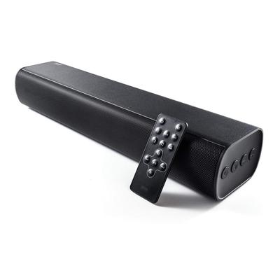 Саундбар Sanwa Direct 50 Вт [Ширина 41 см] BluetoothОптический цифровой3,5 мм с пультом дистанционного управления, 2-канальный компактный, для ТВ и ПК-динамиков (1 блок) 400-SP088
