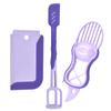 Food Grade Kitchen Baking Three Knives, Household Gadgets, Scraper, Stirring, Egg Beating Press, Puree, Slitting Spatula Combina