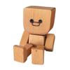 1/2/3Pcs Shaking Wooden Man Figurine Handmade Shaking Feet Wooden Doll Car Dashboard Desktop Decoration Ornament
