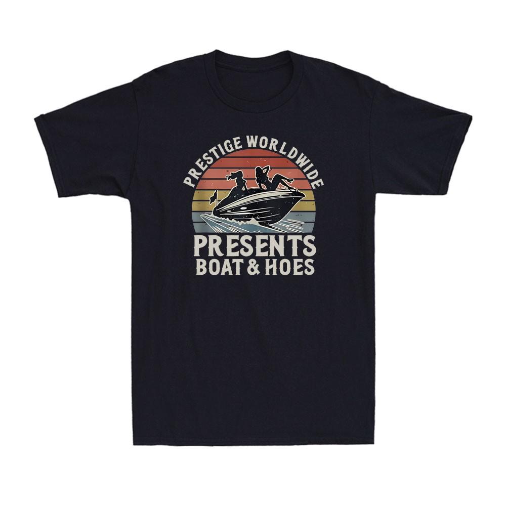 Prestige Worldwide Presents Boats and Hoes Vintage Men's T-Shirt T-shirt
