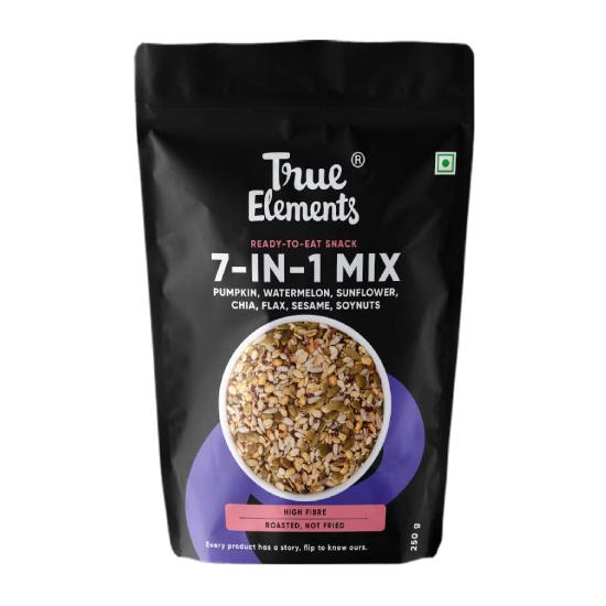 Carbamide Forte 7-in-1 Super Seeds Mix | 250g | Nutrient-Rich Snack Blend