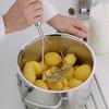 Ручная толкушка для картофеля для приготовления однородного картофельного пюре из нержавеющей стали. Креативные кухонные гаджеты для защиты рук и фруктов.