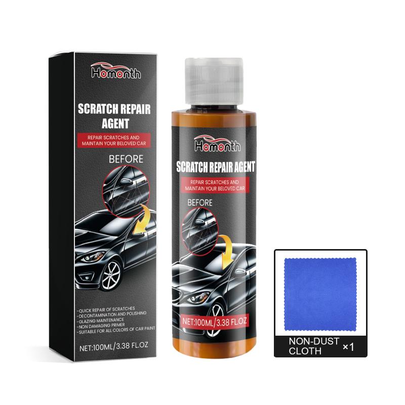 Car Paint Protection 100ml Auto Wax with Repair Paste and Wipe Cloth Anti UV Quick Shine for Car Detailing