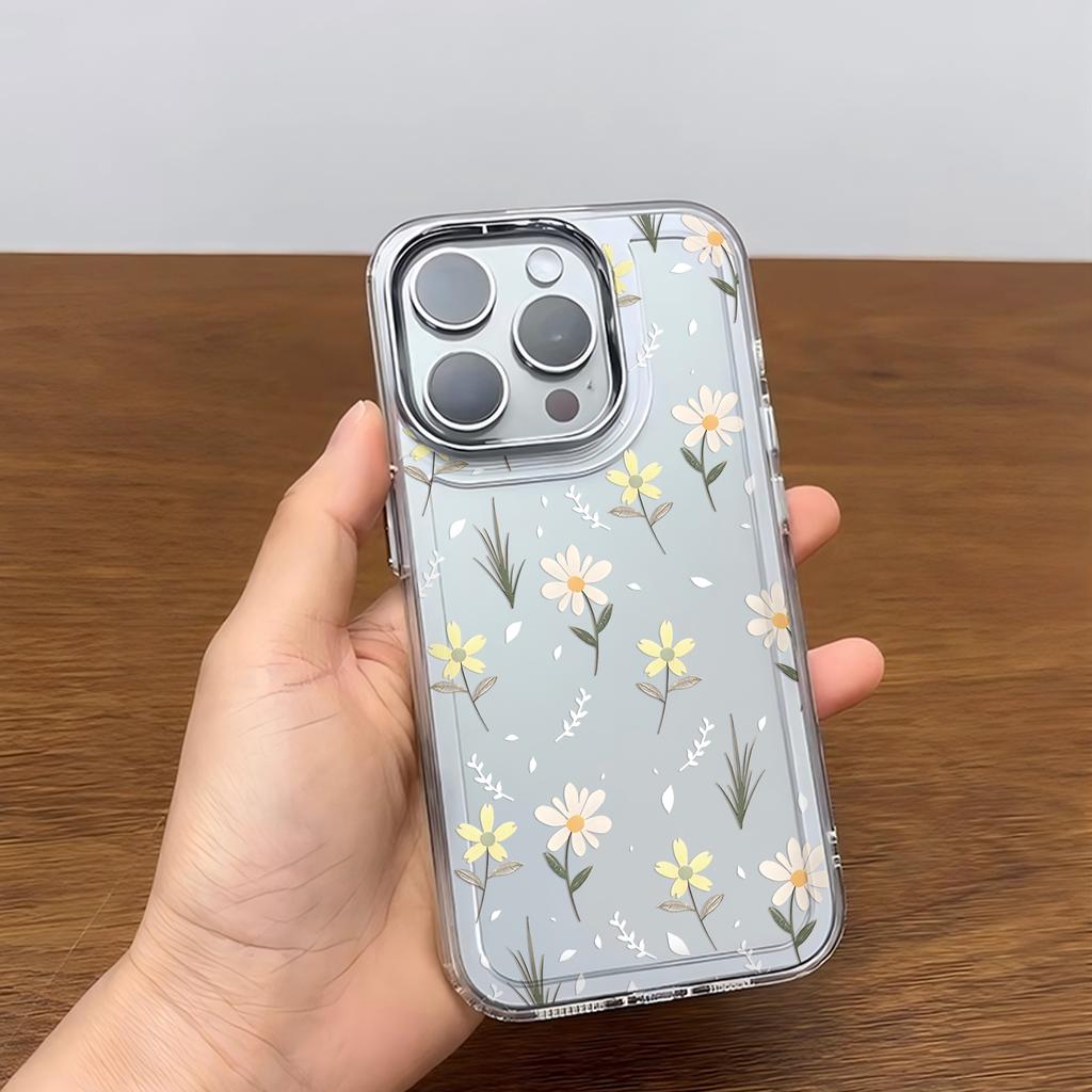 Роскошный прозрачный чехол Clmj Art с ромашками для Google Pixel 10 9 8 7 8A 9A XL Pro 4G 5G, мягкий силиконовый TPU задняя крышка