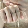 Бамбуковое кольцо женское корейская версия нишевый дизайн чувство кольцо на указательный палец инс тренд мода холодный ветер простое кольцо