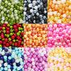 8mm ABS Imitation Pearl Mixed Color Beads DIY Round Plastic Acrylic Spacer Beads for Jewelry Making