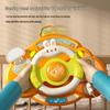 Cross-Border Cartoon Educational Steering Wheel Toy for Infants