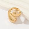 Кольцо-змея Fashion Sense Irregular Snake Ring Simple Alloy Geometric Rings Set Premium Light Luxury Sense Net Red Ins Style Commuter для женщин