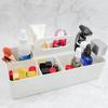 Plastic Portable Storage Organizer Segmented Space Saving Handle Sectional Tray Container Pen Holder Storage Basket