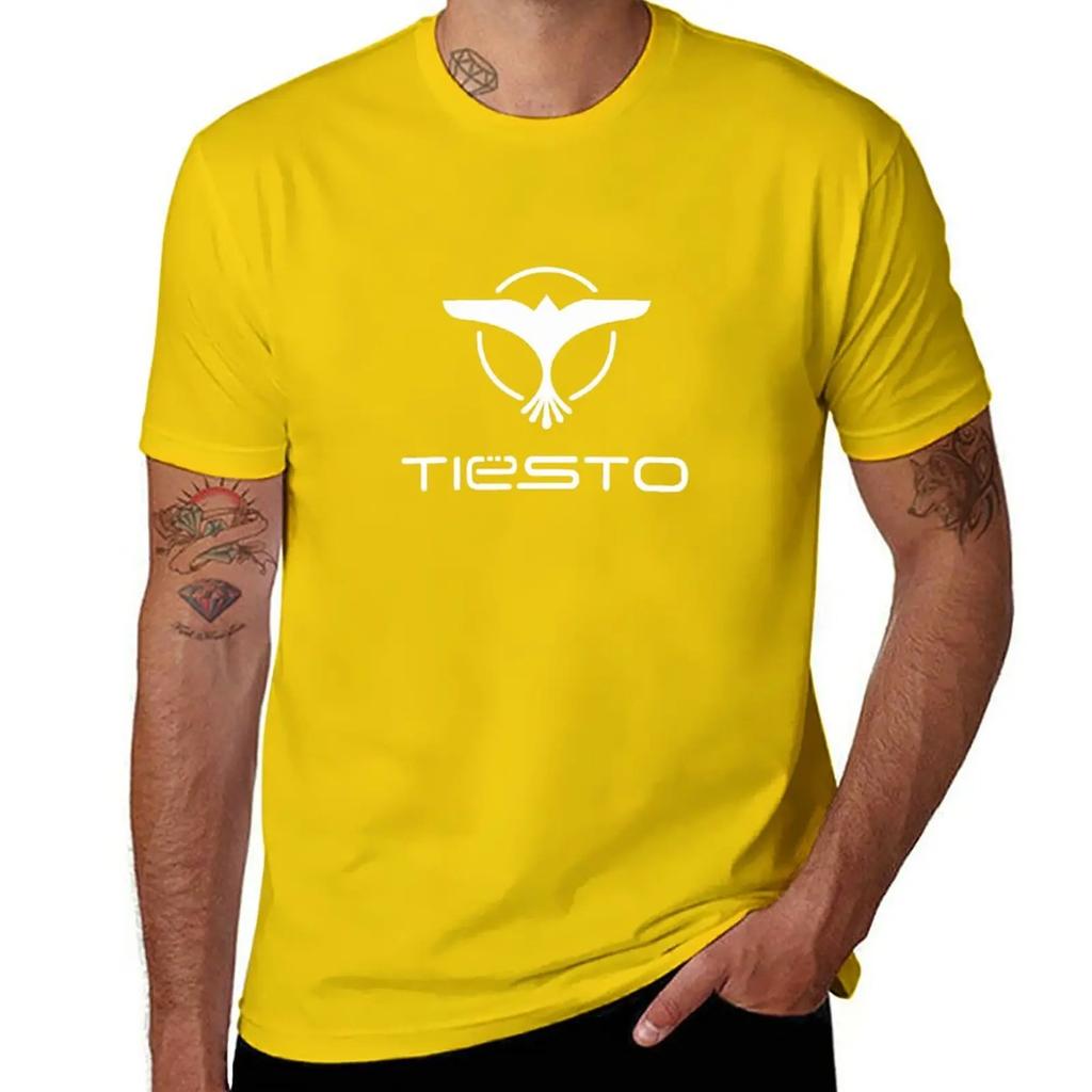 Новая футболка DJ Tiesto Merchant Короткая футболка Футболка короткая мужская одежда 2025 новая модель