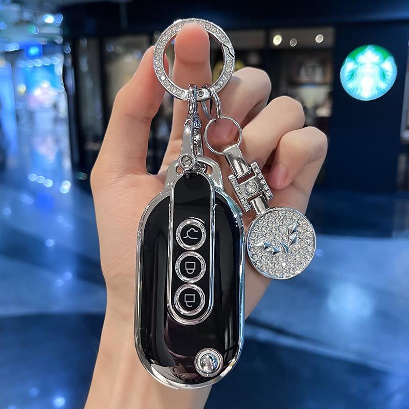 Совместимый чехол для ключей для Wuling Hongguang Mini EV Macaron 22 Модель Gameboy GB
