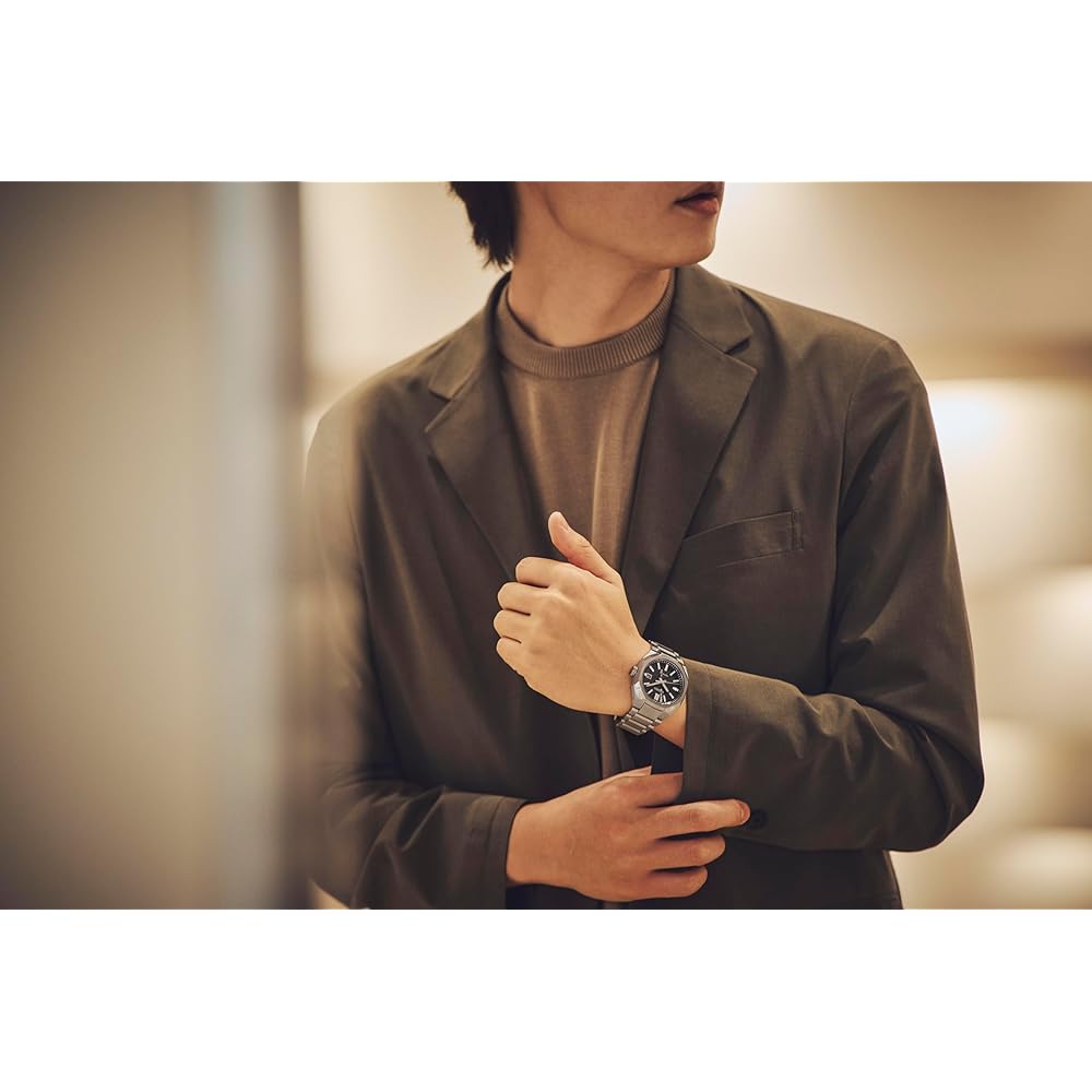 Seiko Astron NEXTER 3-я коллекция Титановые Солнечные Радиоуправляемые Часы, Черный, Серебристый, SBXY063, Мужские, Легкие