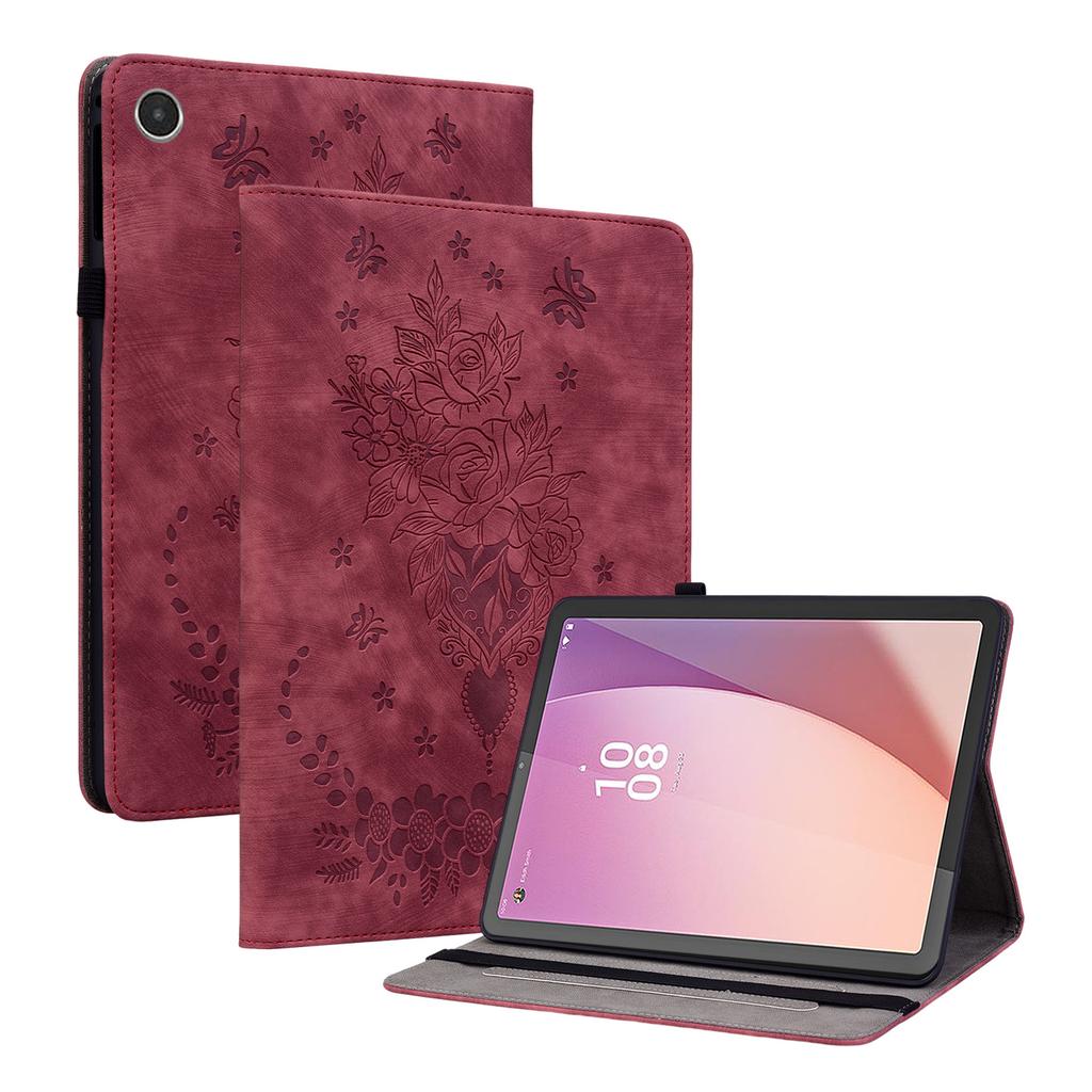 For Lenovo Tab One 8.7 K9 TB-305FU TB-X305XU 2025 Case Rose Flower Case Soft Back TPU Tablet Cover