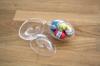 TG35238 Acrylic egg, plastic egg 8cm, for decorating, Easter decorations