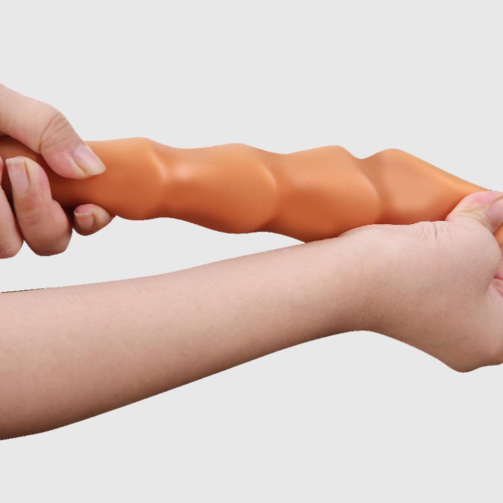 Силиконовая анальная пробка, мастурбатор для мужчин, большой фаллоимитатор, мягкий анальный расширитель, секс-игрушки, фиастинг, реалистичный пенис, раб, БДСМ