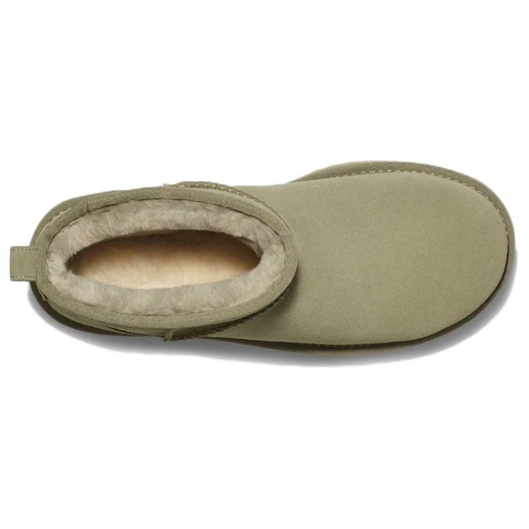 UGG Классические ультра мини-ботинки на платформе Shaded Clover женские кроссовки зеленые 1135092-SDC