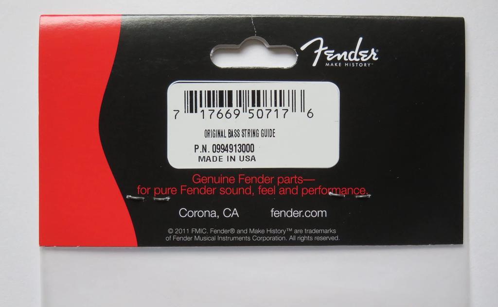 Fender Original Bass String Guides [item]