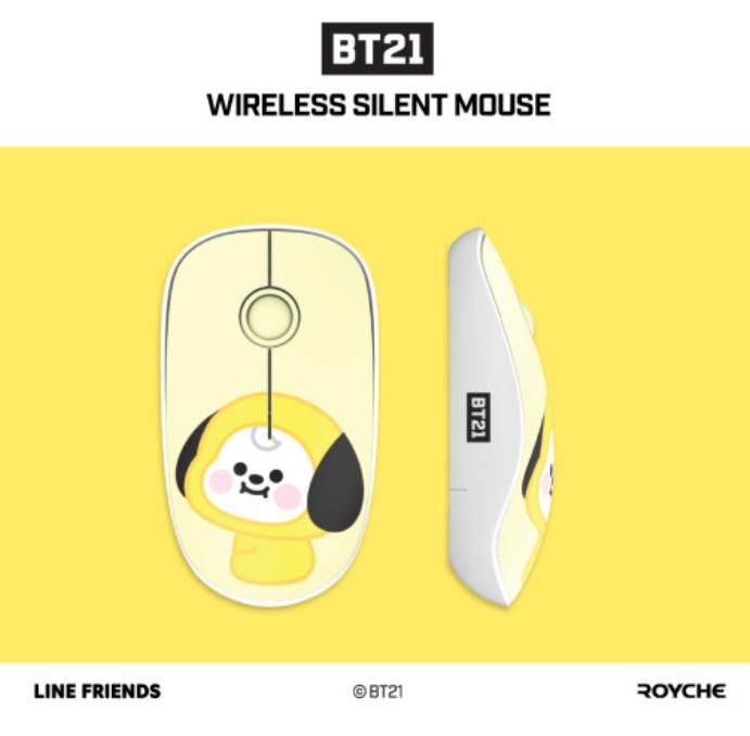 BTS BT21 Официальная БЕБИ-версия Беспроводная Бесшумная Мышь Аутентичные Товары K-POP