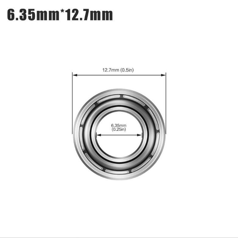 Шариковые подшипники для фрезерной фрезы, направляющие, набор ключей для подшипников, комплект принадлежностей 4,76 мм, 6,35 мм, 12,7 мм