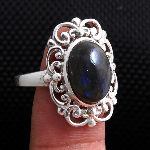 Labradorite Silver Ring, 925 Sterling Silver Handmade Jewelry, Silver Ring, Gifts For Her, Silver Jewelry