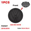 T25For Volkswagen VW Passat B8 2016 2017 2018 Logo Car Badge Hood Front Grille Rear Trunk Emblem Decoration Replacement Accessories