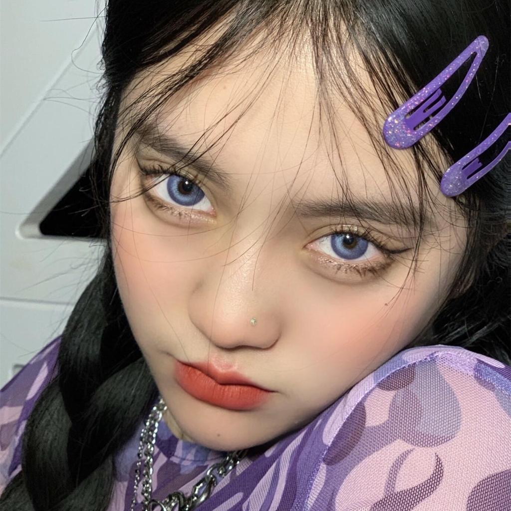 Easysmall вишнево-фиолетовые мягкие контактные линзы для глаз, высокое качество, натуральные цвета, маленькая красота, близорукость для зрачков, рецепт