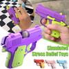 3D-печатная модель Gravity Straight Jump Mini Toy Gun Нестреляющий игрушечный нож Cub Redish Детская игрушка для снятия стресса Рождественский подарок