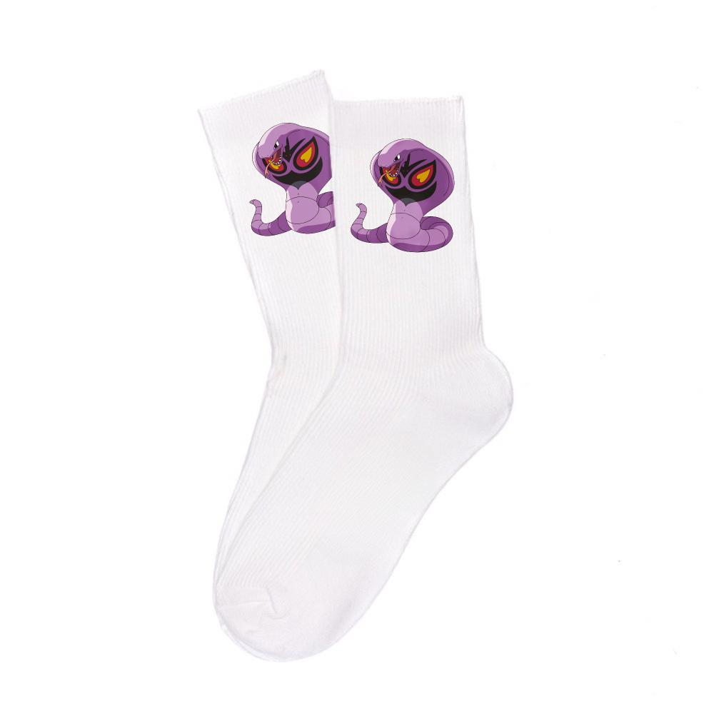 Cartoon White Cotton Socks Unisex Breathable Sports Socks Anime Collectibles Cute Trendy Fashion Unique Birthday Gifts
