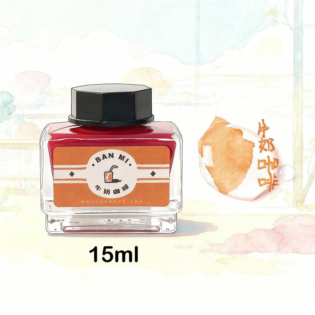 12 Macaron Colors Waterproof Fountain Pen Ink 15ml for Dip Pens Student Art Coloring Stationery Office School Supplies