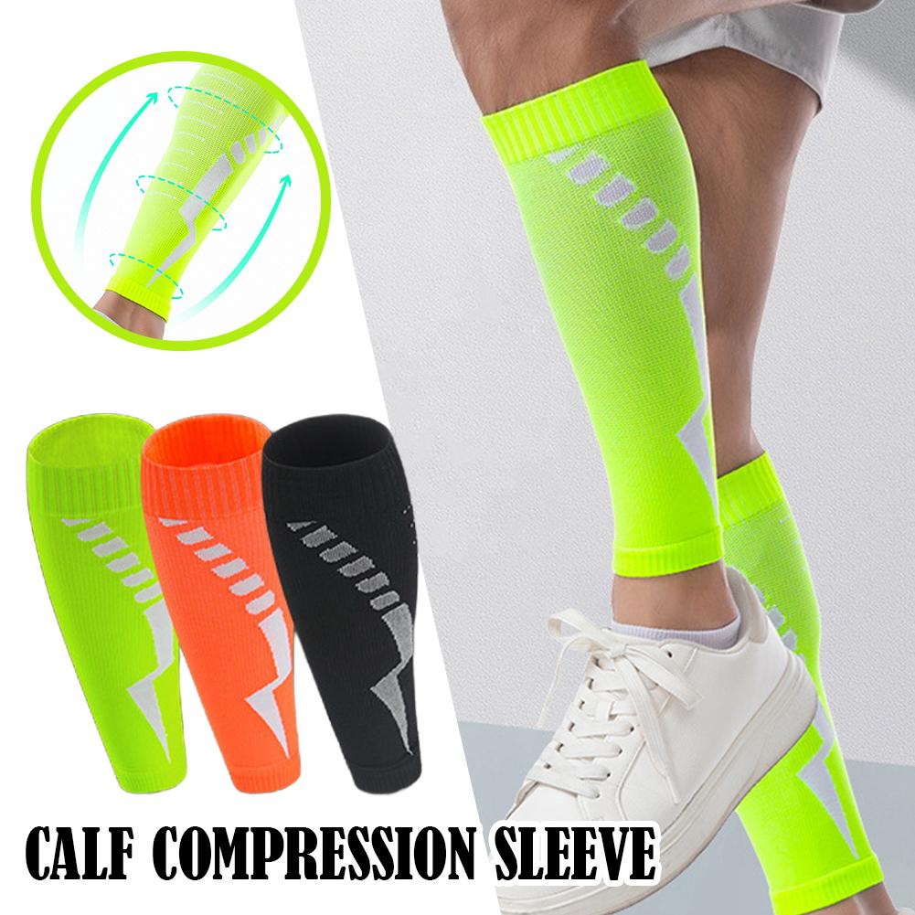 1PC Calf Compression Sleeves Leg Compression Sleeve Footless Compression Socks Calf Support Leg Socks For Football Running