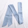Fashion Dot Ribbon Silk Scarf Women Thin Neck Scarves Lady Small Shawls Bandana Narrow Female Neckerchief Dress Accessories
