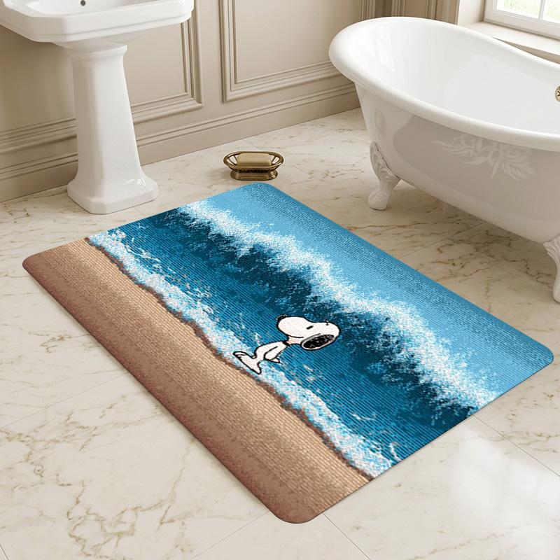 Snoopy Waves Carpet Rug for Bedroom Living Room Home Sofa Decoration,Office Home Decor Game Large Decor Floor Mat
