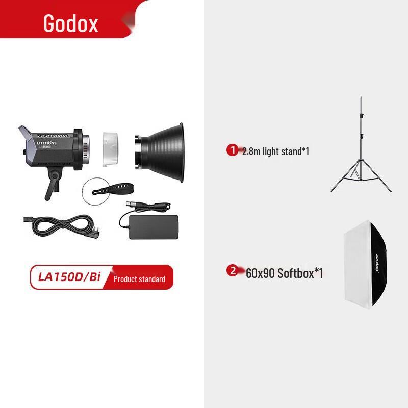 Светодиодный видеосвет Godox LA150D с софтбоксом