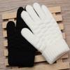 Fashion Kids Thick Knitted Gloves Warm Winter Children Stretch Mittens Boy Girl Solid Guantes Split Finger Gloves