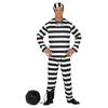 Fiestas Guirca Mens Convict Costume Set