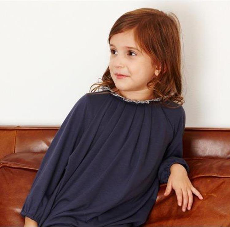 Детское хлопковое платье YUBAOBEI