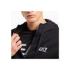 Emporio Armani EA7 Осень/Зима 24 Худи на молнии с принтом-логотипом из букв, с длинным рукавом, повседневный спортивный костюм, мужской костюм, черный 8NPV68-PJVTZ-1200