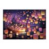 Tenyo [Made In Japan] 1000 Piece Jigsaw Puzzle Disney Tangled Light of Wishes (51x73.5cm) D-1000-877 Comes with Glue, Spatula, and Service Card