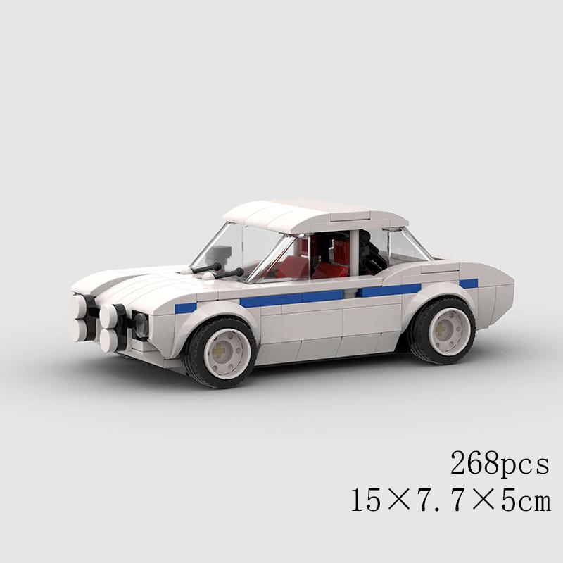 MOC Скорость Спорт Супер Гоночный Автомобиль Модель Строительные Блоки DIY Кирпичи Город Технический Ралли Отличный Гоночный Автомобиль Рождественский Подарок Игрушка