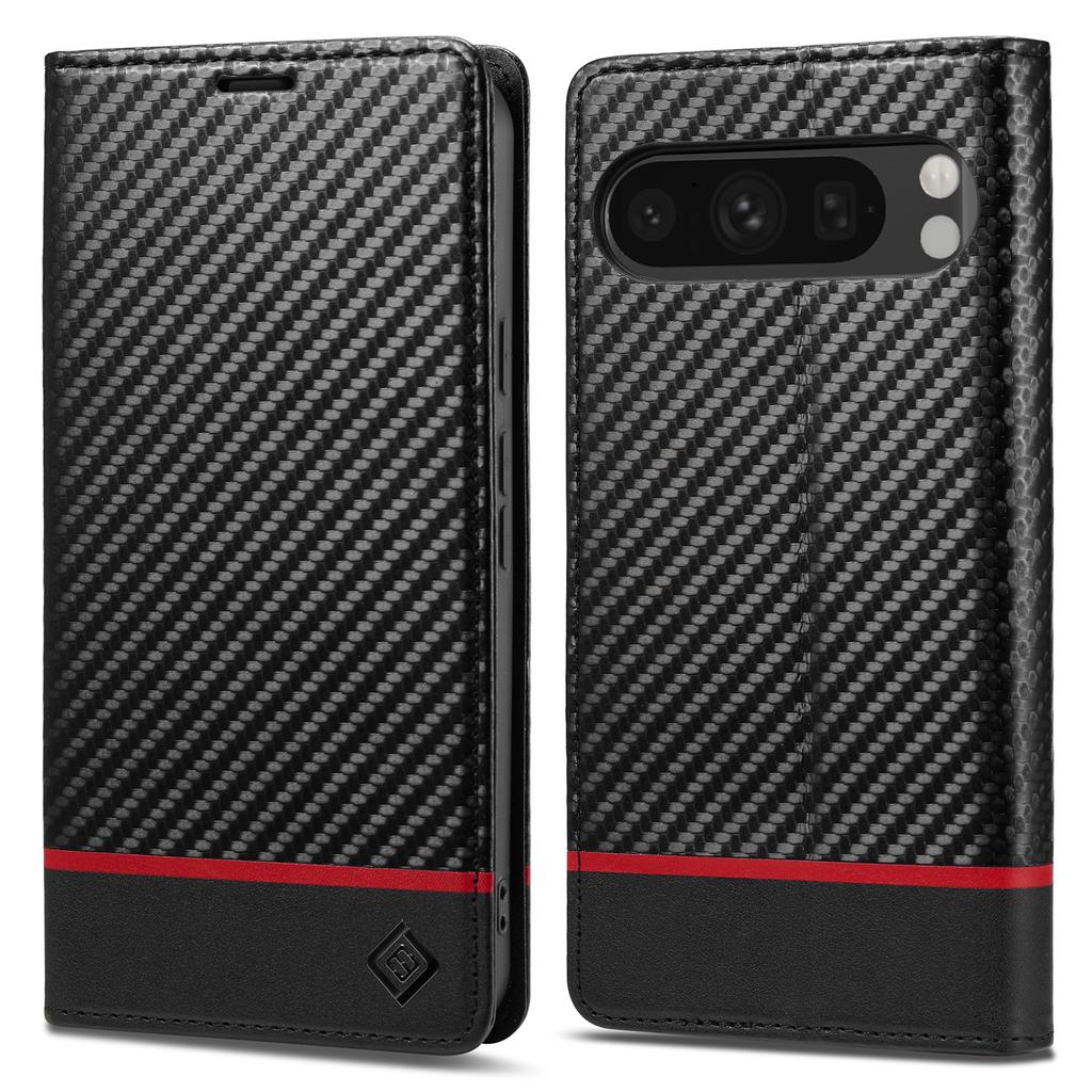 For Honor X60 Pro 5G/Honor X9c 5G Wallet Case Leather Phone Cover Stand with Curved Line Design