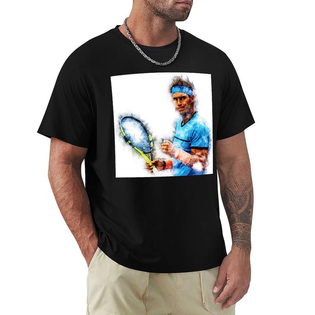 Футболка Рафаэля Надаля летний топ аниме-фигурки летние топы одежда футболки большого размера для мужчин
